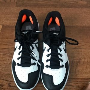 Nike Zoom Baseball Mens Cleats Black White 8.5